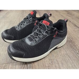 Orthofeet Biofit 617 Edgewater Black Lace Up Sneakers Men’s Size 11.5 2E Wide